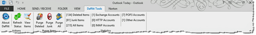 Daffitt Outlook Add-In 2010